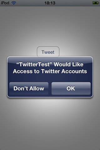Twitter no iOS